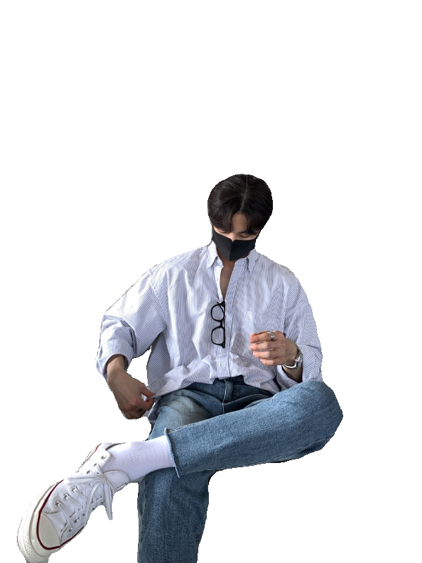 夏季薄款条纹衬衫男士高级感宽松免烫百搭衬衣长袖韩系轻熟风外套,男装衬衫,星座710