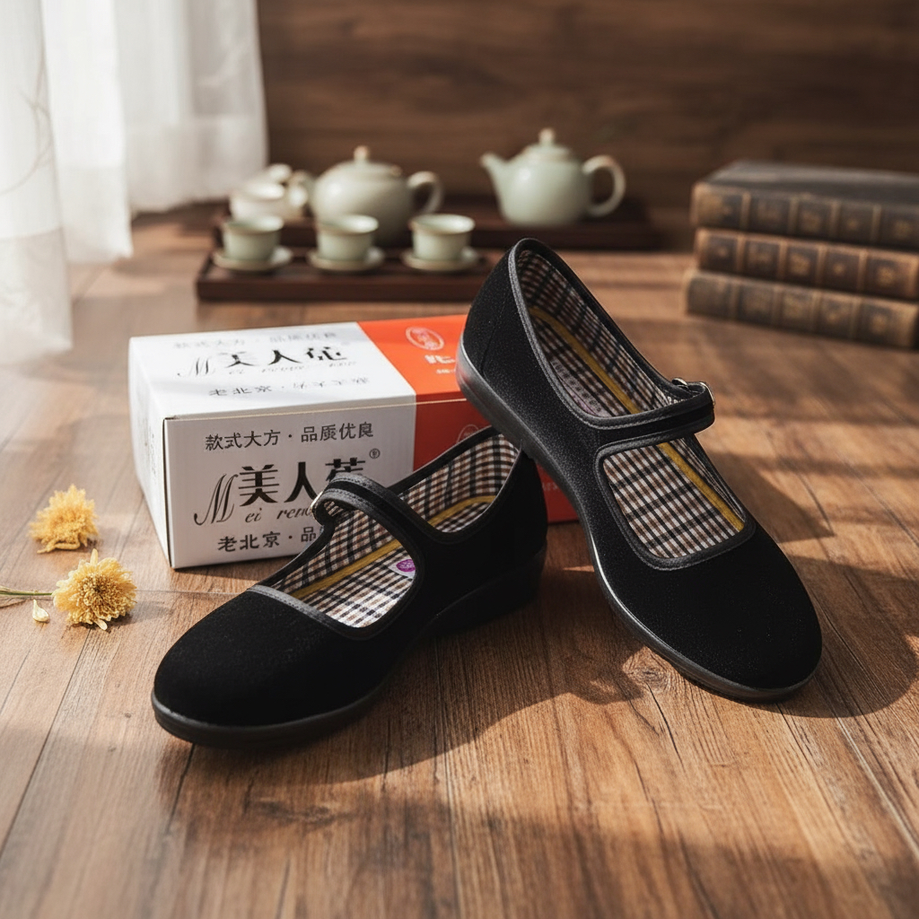 女鞋老北京布鞋黑色广场舞