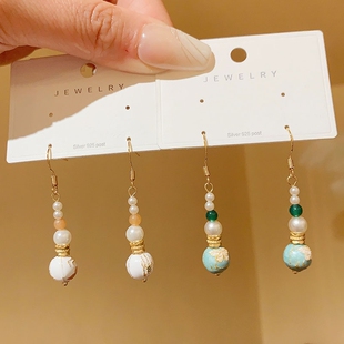 甄嬛传华妃年世兰蒋欣同款耳环古风耳饰手工制耳钩汉服旗袍百搭款