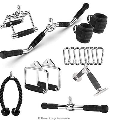 高位下拉拉力杆划船拉杆