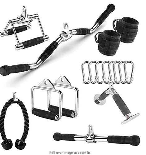 高位下拉拉力杆划船拉杆