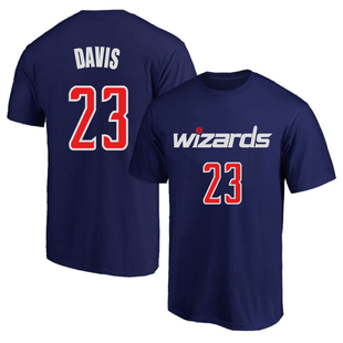 奇才23号戴维斯球衣训练服球衣纯棉圆领短袖 T恤篮球运动半袖