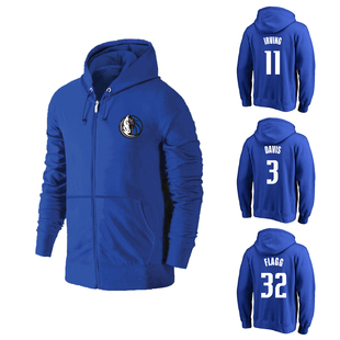 独行侠欧文弗拉格戴维斯汤普森诺维斯基球衣加厚保暖拉链卫衣外套