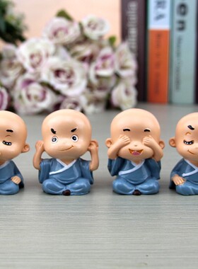 可爱风少林汽车保平安家居装饰