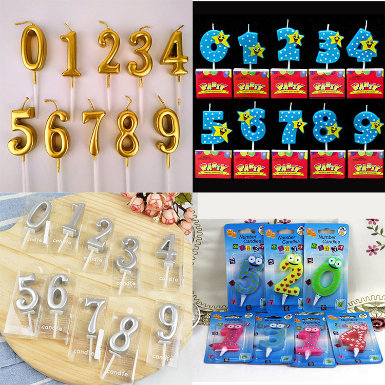 宝宝百天周岁儿童生日数字蜡烛图片