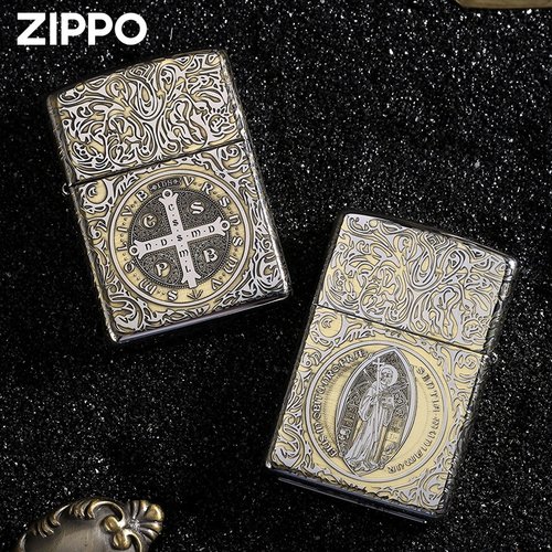 zippo打火机正版五面刻康斯坦丁