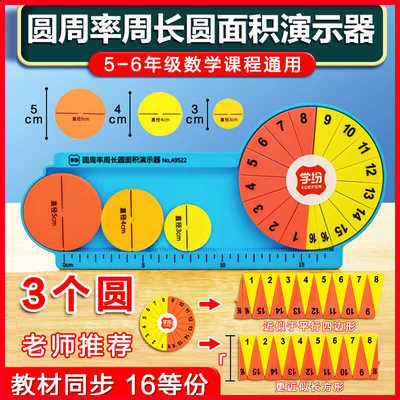圆的面积和周长教具推导演示器
