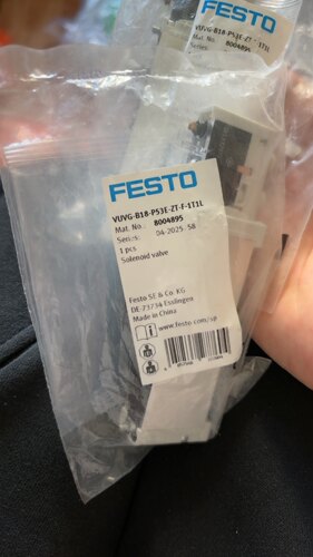 VUVG-B18-P53E-ZT-F-1T1L，8004895  FESTO费斯托原装正品电磁阀