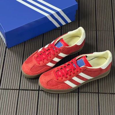 官方正品经典真皮德训鞋男女款2025冬季新款莆田休闲厚底运动板鞋