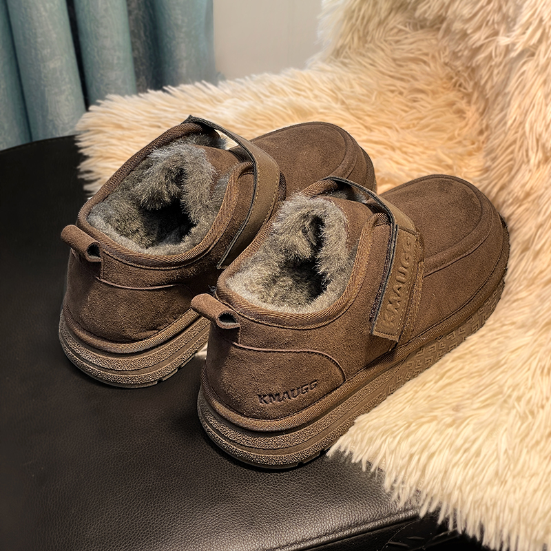 东北户外抗寒纯羊毛雪地靴男款桑坡冬季新款加绒防滑加厚棉鞋女鞋