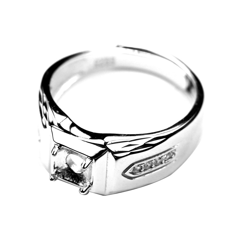 圆形戒指拖6mm80分莫桑925宝石