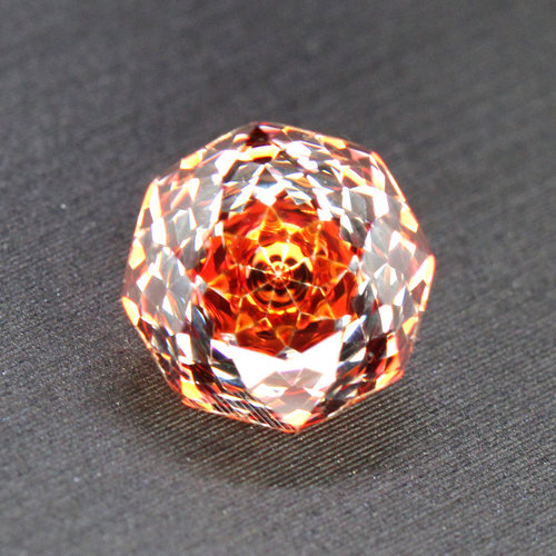 夹心玫瑰切割芬达石培育宝石裸石