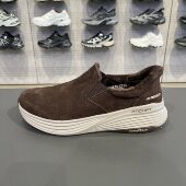 加绒保暖轻盈缓震休闲健步鞋 Skechers斯凯奇秋冬男士 闪穿鞋 217008