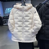 Skechers斯凯奇女士秋冬新款 御寒保暖连帽轻盈舒适羽绒服P424W063