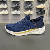 210810 透气网面闪穿轻便易穿脱休闲运动鞋 Skechers斯凯奇夏季 男士