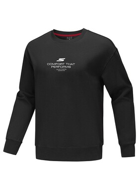 Skechers斯凯奇男士秋季圆领卫衣舒适透气运动休闲套头衫P325M082