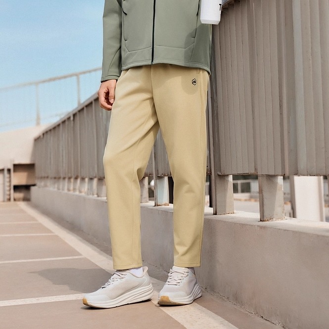 Skechers斯凯奇男士秋季新款耐磨透气舒适百搭针织长裤P425M094