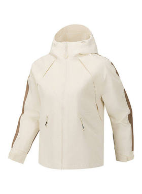 Skechers斯凯奇春季女士户外百搭防风三合一冲锋衣外套P126W049