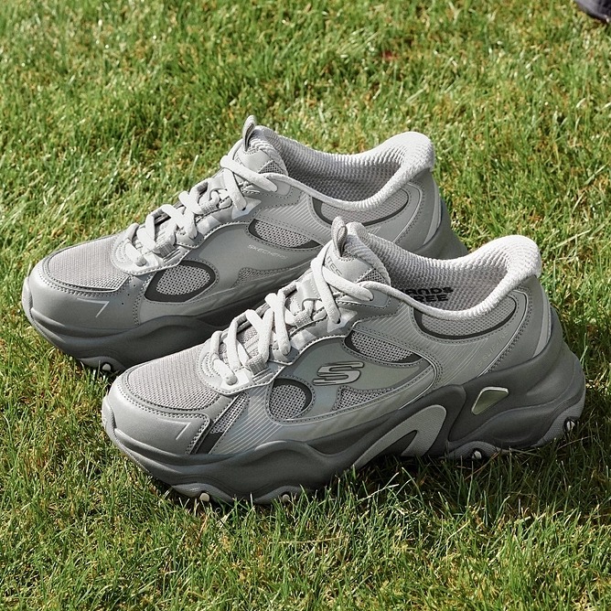 Skechers斯凯奇成毅同款户外休闲舒适透气轻盈耐磨老爹鞋232497