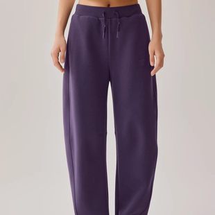 Skechers斯凯奇女子显瘦纯色柔软舒适时尚 L225W111 宽松香蕉裤