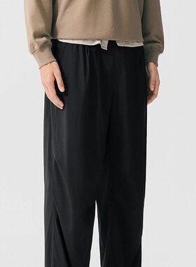 Skechers斯凯奇男士秋季加绒保暖时尚百搭伞兵裤长裤P325M122