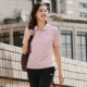 P325W097 立领POLO衫 Skechers斯凯奇女士夏季 百搭纯色简约宽松短袖