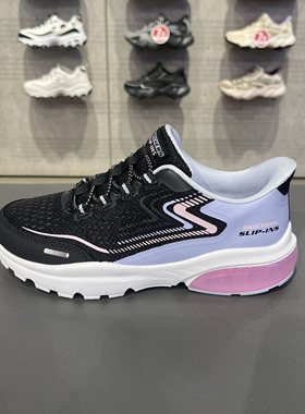 Skechers斯凯奇光轮闪穿鞋女童一脚蹬舒适耐磨透气运动鞋319084L