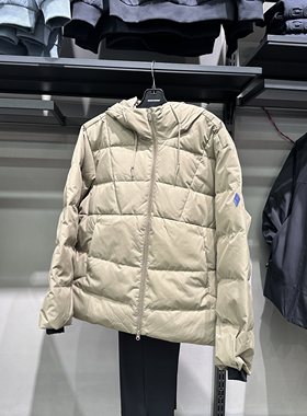 Skechers斯凯奇新款冬季男士防水保暖梭织短款羽绒外套L425M012