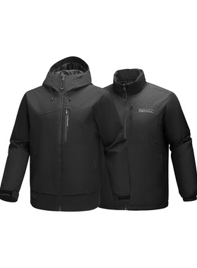 Skechers斯凯奇男士秋冬季三合一防风冲锋衣(棉服内胆)P126M039