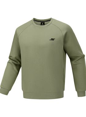 Skechers斯凯奇男士秋冬舒适柔软时尚针织套头休闲卫衣P126M007