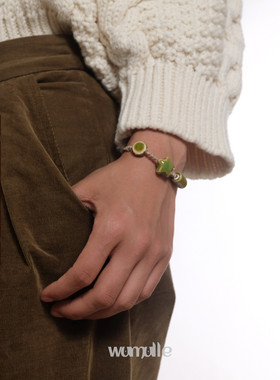 wumulle竹影国风文艺小清新手链