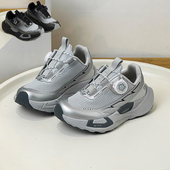 不累脚不磨脚 轻便慢跑儿童鞋 男童大童38码 39码 运动轻便旋钮扣