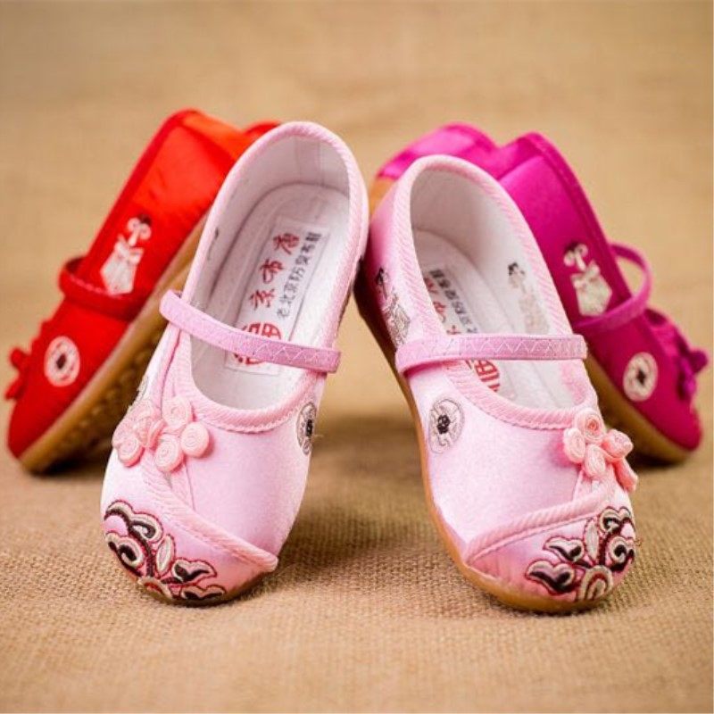 Chaussures enfants en satin pour printemps - semelle tendon - Ref 1037088 Image 1