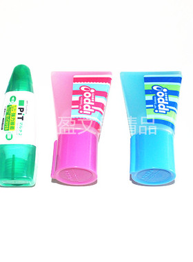 日本蜻蜓胶水PT-MP/PT-MT/PTWT办公学生手工模型双头笔型固体胶棒