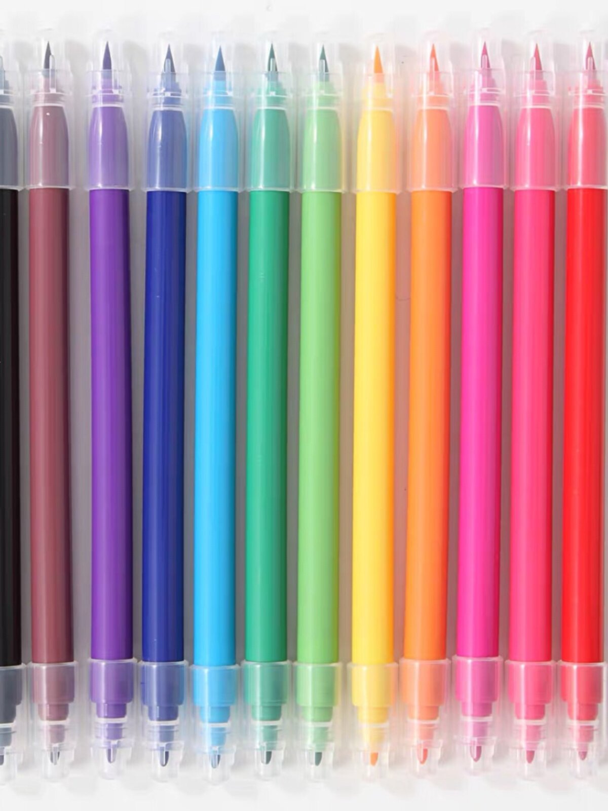 일본 무인양품 육각형 수채화펜 10색 12색 70색 학생용 노트 미니 휴대용 컬러펜