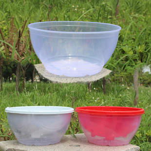 客厅带套盆 自动吸水懒人大号花盆水培蓄水盆 绿萝花盆 塑料透明