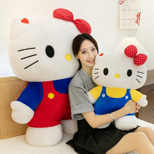 超大哈喽KT公仔kt猫玩偶凯帝猫娃娃hellokitty毛绒玩具毕业礼物女