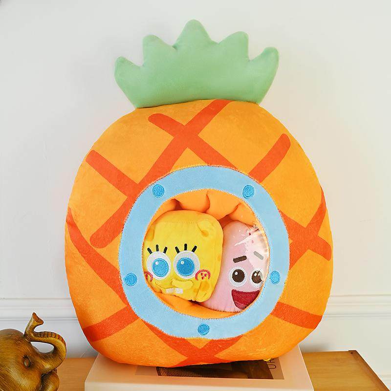 海绵宝堡毛绒玩具派大星玩偶菠萝屋零食抱枕儿童布娃娃生日礼物女,玩具/童车/益智/积木/模型,毛绒/玩偶/公仔/布艺类玩具,淘宝优惠券,粉丝福利购,淘宝优惠卷
