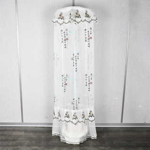 新款蕾丝纱款家用挂烫机双杆衣架装饰防尘罩欧花圆柱美观通用盖巾