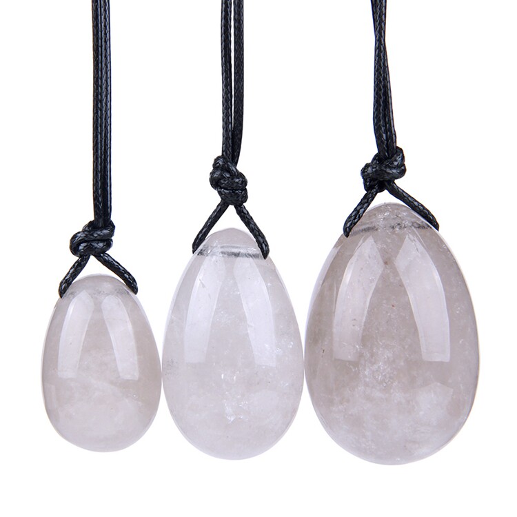 천연 크리스탈 옥 외음부 계란 차 크리스탈 계란 마사지 스톤 여성 산후 외음부 회복 정형 공예