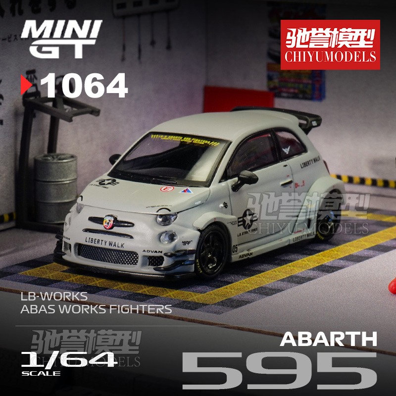 驰誉模型 MINIGT 1:64 Abarth 595 LBWK 合金车模 #1064