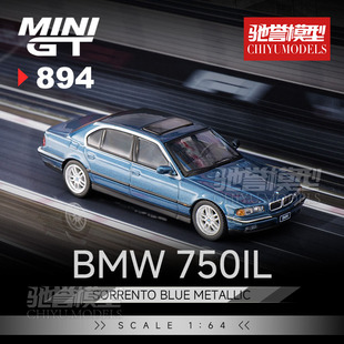 驰誉模型 MINIGT 1:64 #894 宝马750IL Sorrento 合金汽车模型