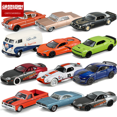 时光传动 1:64 谢尔比GT500丰田速霸克尔维特雪佛兰合金汽车模型