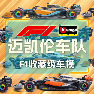 比美高迈凯伦F1车队合金汽车模型