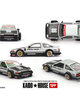 KaidoHouse MINIGT 1:64 丰田AE86  合金汽车模型 218
