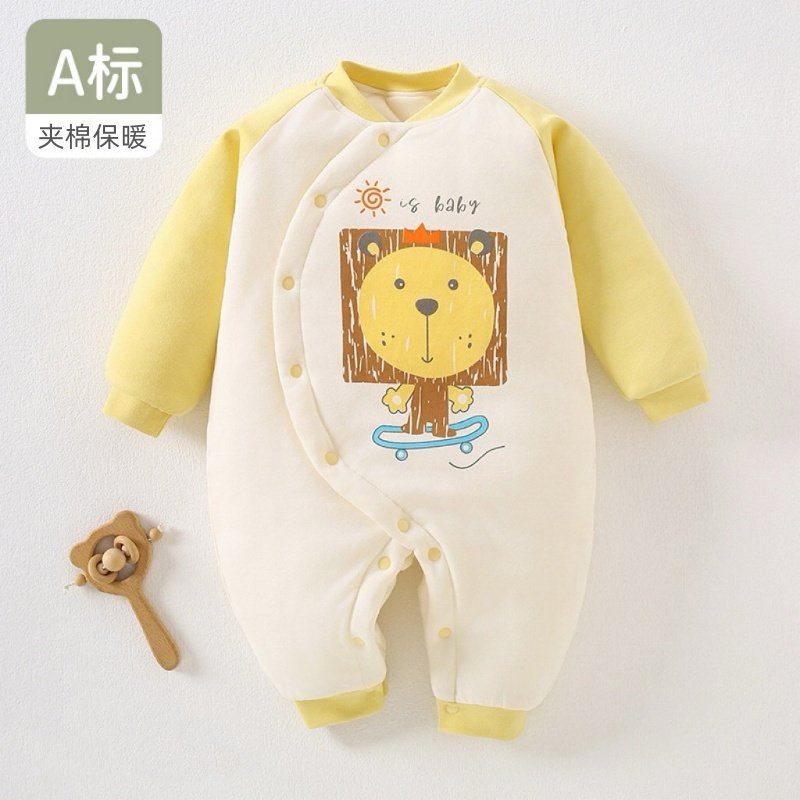 婴儿夹棉连体衣秋冬新生儿纯棉衣服冬季宝宝保暖哈衣加厚冬装外套,童装/婴儿装/亲子装,连身衣/爬服/哈衣,淘宝优惠券,粉丝福利购,淘宝优惠卷