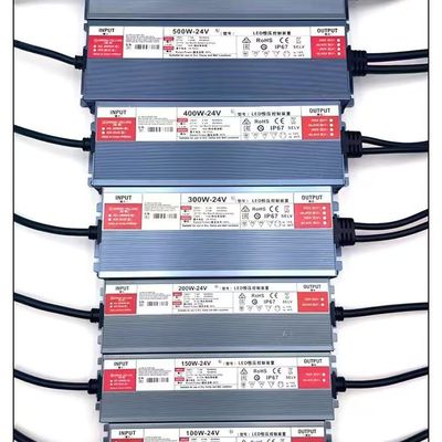 220V110V转12V24V 3C低压变压器防雨适配器LED防水开关电源400W