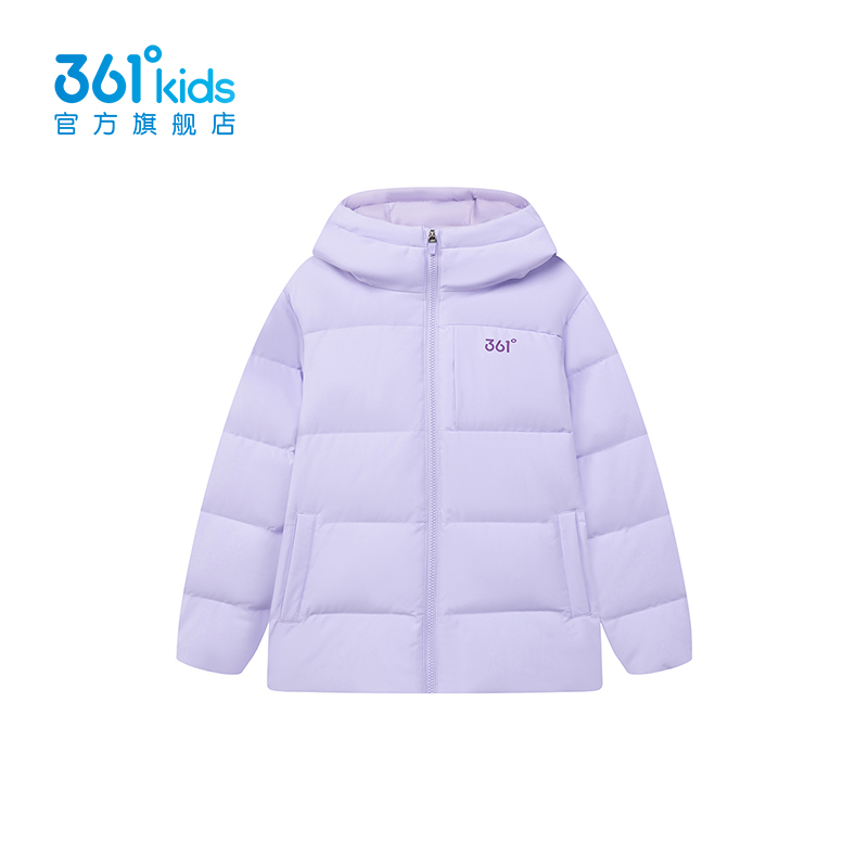 【商场同款】361童装女童轻薄羽绒服2025冬季新款保暖防风羽绒服