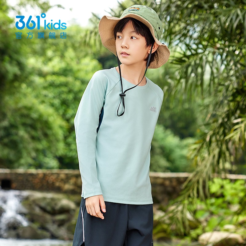 361童装男长袖吸湿速干针