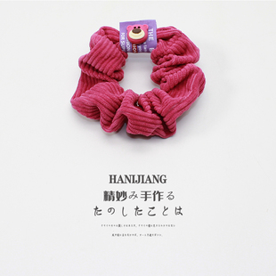 草莓熊大肠发圈小熊头绳女韩国网红ins韩系高级感发绳扎头发皮筋